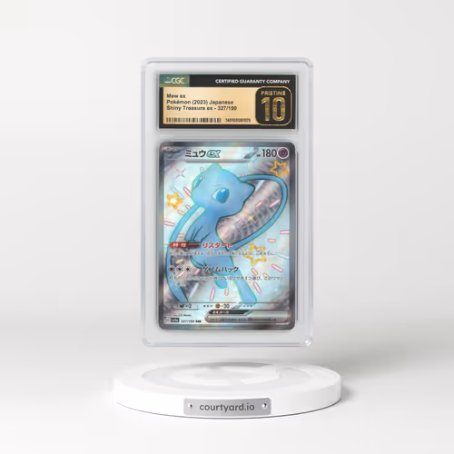 2023 Japanese Shiny Treasure EX #327 Mew EX - Full Art Holo (CGC 10 PRISTINE)