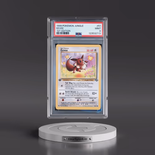 1999 Pokémon Jungle #51 Eevee - 1st Edition (PSA 9 MINT)