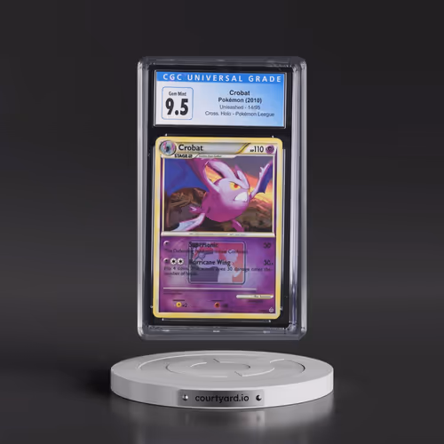 2010 Unleashed #14/95 Crobat - Crosshatch Holo (Cross. Holo) Pokémon League (CGC 10 GEM MINT)