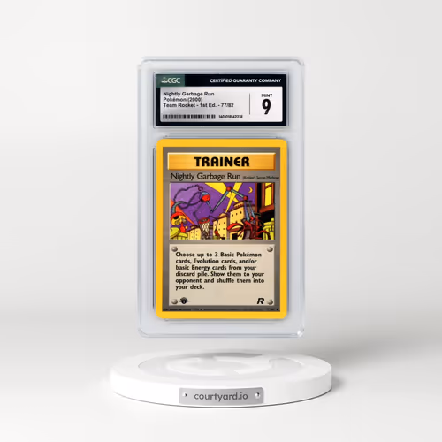 2000 Team Rocket #77/82 Nightly Garbage Run - 1st Edition 1st Edition (CGC 9 MINT)