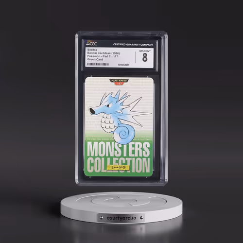 1996 (Monsters Collection) Part 2 #117 Seadra - Green Card (CGC 8 NM-MT)