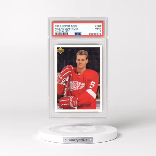 1991 Upper Deck #584 Nicklas Lidstrom (PSA 9 MINT)