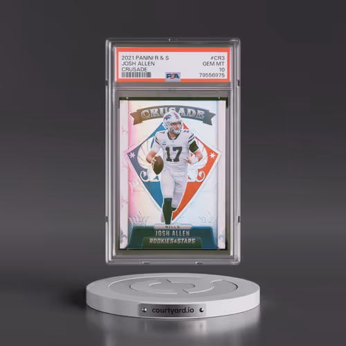 2021 Panini Rookies & Stars Crusade #CR3 Josh Allen (PSA 10 GEM MINT)