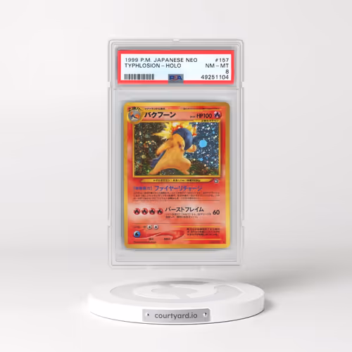2000 Pokémon Neo #157 Typhlosion - Holo (PSA 8 NM-MT)