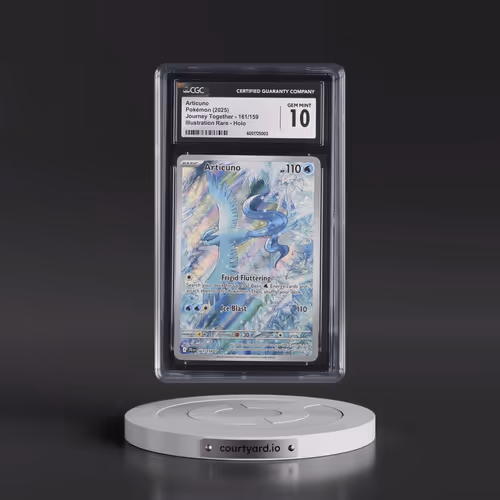 2025 Pokémon Jtg EN-Journey Together #161 Articuno - Illustration Rare (CGC 10 GEM MINT)