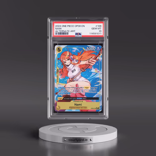 2024 One Piece OP08-Two Legends #106 Nami - Alternate Art (PSA 10 GEM MINT)