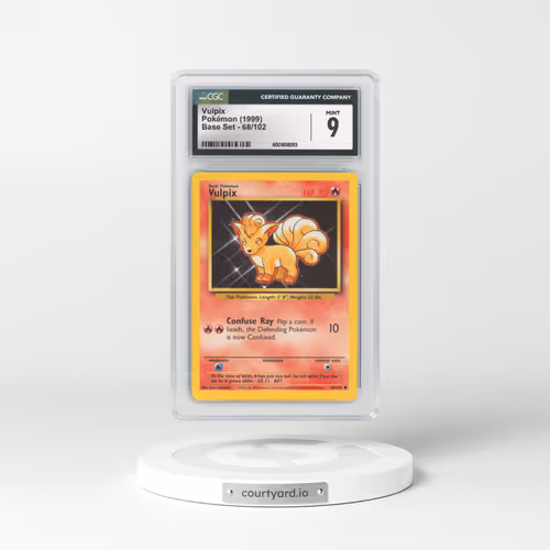 1999 Base Set #68/102 Vulpix (CGC 9 MINT)