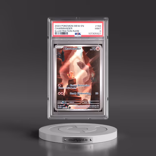 2023 Pokémon Mew EN-151 #168 Charmander - Illustration Rare (PSA 9 MINT)