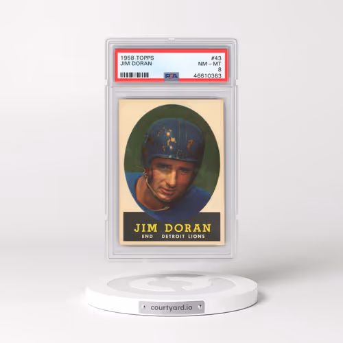 1958 Topps #43 Jim Doran (PSA 8 NM-MT)