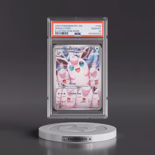 2025 Pokémon Pfl EN-Phantasmal Flames #105 Wigglytuff - Illustration Rare (PSA 10 GEM MINT)