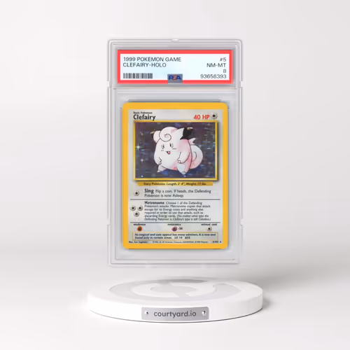 1999 Pokémon Game #5 Clefairy - Holo (PSA 8 NM-MT)