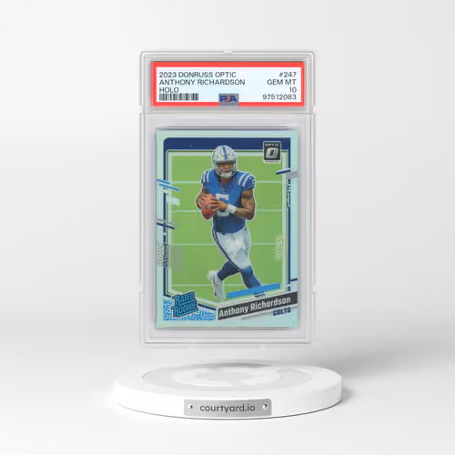 2023 Panini Donruss Optic #247 Anthony Richardson - Holo (PSA 10 GEM MINT)