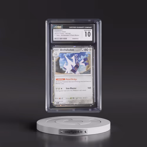 2024 Stellar Crown - SCR EN #107/142 Archaludon - Cosmos Holo (C. Holo) Archaludon 2-Pack Blister (C