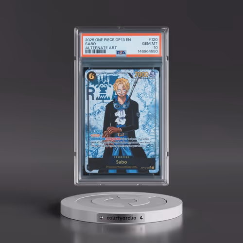2025 One Piece OP13-Carrying on His Will #120 Sabo - Alternate Art (PSA 10 GEM MINT)