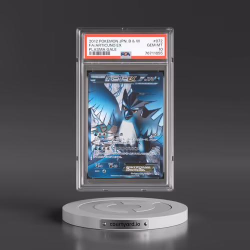 2012 Pokémon Black & White Plasma Gale #072 Articuno EX - Holo Full Art (PSA 10 GEM MINT)