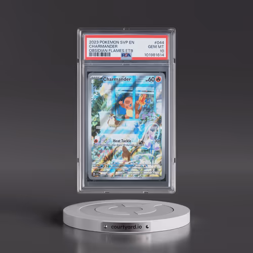 2023 Pokémon Svp EN-SV Black Star Promo #044 Charmander - Obsidian Flames Elite Trainer Box (PSA 10