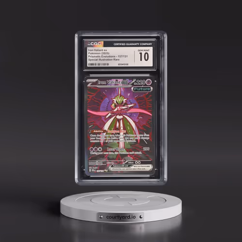 2024 Prismatic Evolutions - PRE EN #157/131 Iron Valiant ex - Special Illustration Rare (Holo) (CGC
