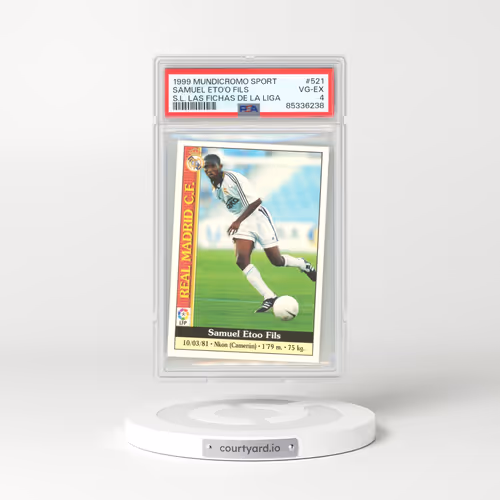 1999-00 Mundicromo Sport S.L. Las Fichas de La Liga #521 Samuel Eto'O Fils (PSA 4 VG-EX)