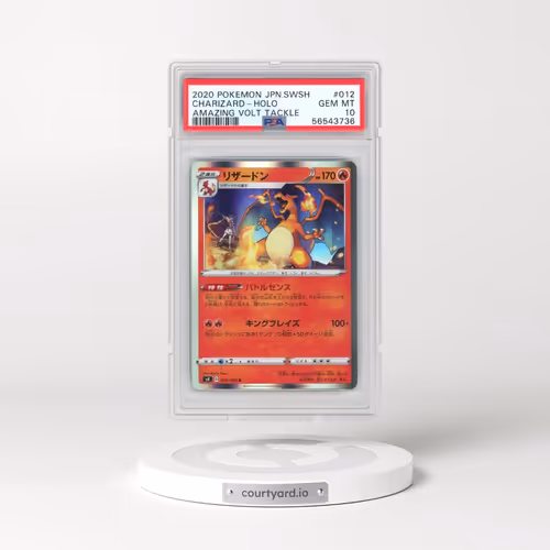 2020 Pokémon Sword & Shield Amazing Volt Tackle #012 Charizard - Holo (PSA 10 GEM MINT)