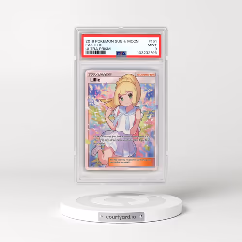 2018 Pokémon Sun & Moon Ultra Prism #151 Lillie - Full Art (PSA 9 MINT)
