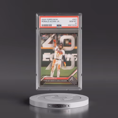 2023 Topps Now #927 Ronald Acuna Jr. (PSA 10 GEM MINT)