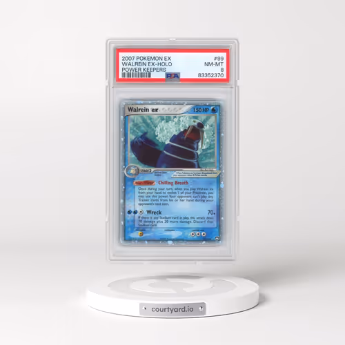 2007 Pokémon EX Power Keepers #99 Walrein EX - Holo Holo (PSA 8 NM-MT)