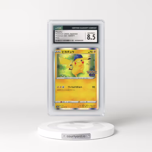 2022 Pokémon GO #028/071 Pikachu - Holo (CGC 8.5 NM-MT+)
