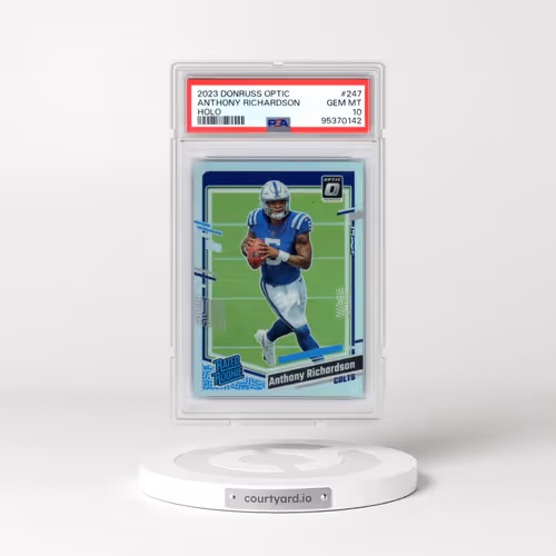 2023 Panini Donruss Optic #247 Anthony Richardson - Holo (PSA 10 GEM MINT)