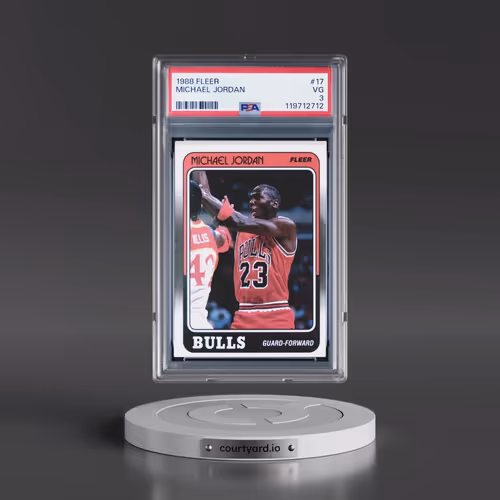 1988 Fleer #17 Michael Jordan (PSA 3 VG)