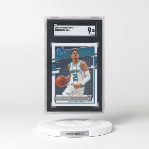 2020 Donruss Optic #153 Lamelo Ball (SGC 9 MINT)