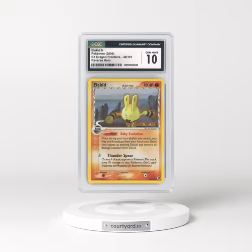 2006 EX Dragon Frontiers #48 Elekid - Holo (CGC 10 GEM MINT)