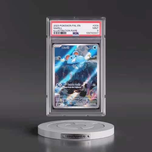 2023 Pokémon Pal EN-Paldea Evolved #204 Marill - Illustration Rare (PSA 9 MINT)