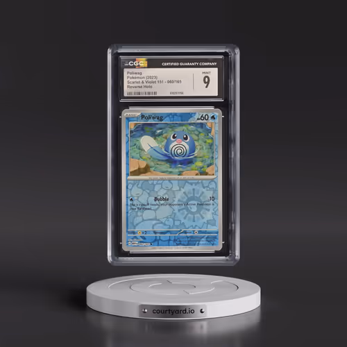 2023 Scarlet & Violet 151 - MEW EN #060/165 Poliwag - Reverse Holo (CGC 9 MINT)