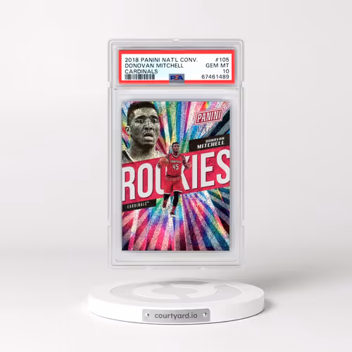 2018 Panini National Convention #105 Donovan Mitchell - Cardinals (PSA 10 GEM MINT)