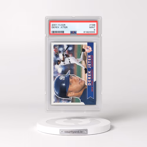 2001 Fleer #188 Derek Jeter (PSA 9 MINT)