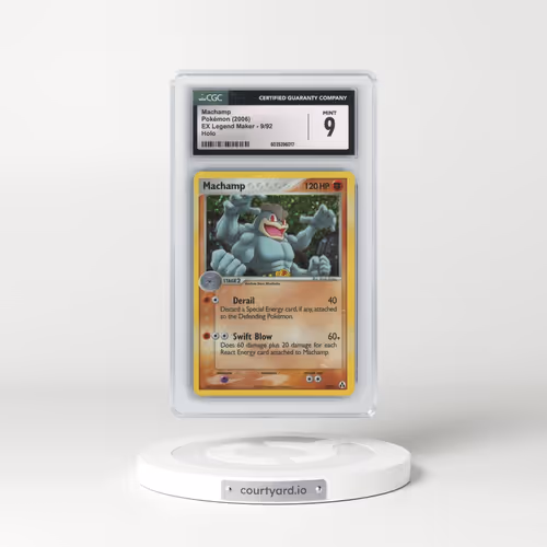 2006 EX Legend Maker #9/92 Machamp - Holo (CGC 9 MINT)