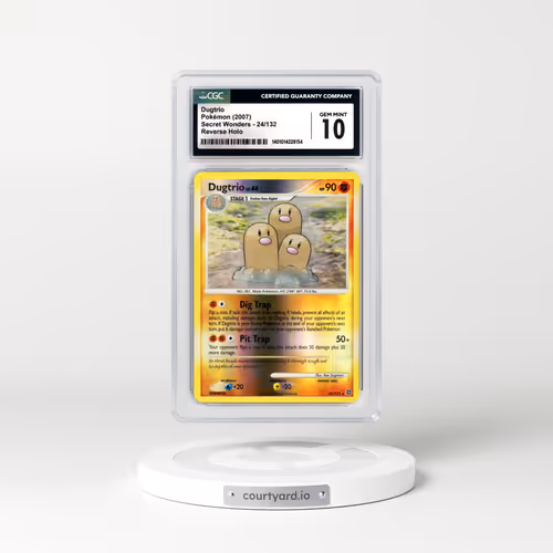 2007 Secret Wonders #24 Dugtrio - Holo (CGC 10 GEM MINT)