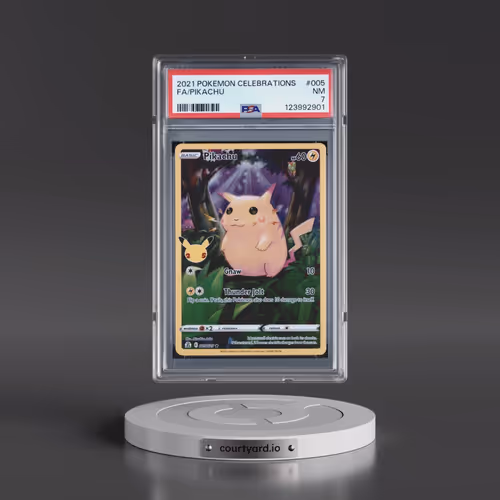 2021 Pokémon Celebrations #005 Pikachu - Full Art (PSA 7 NM)