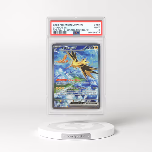 2023 Pokémon Mew EN-151 #202 Zapdos EX - Holo Special Illustration Rare (PSA 9 MINT)