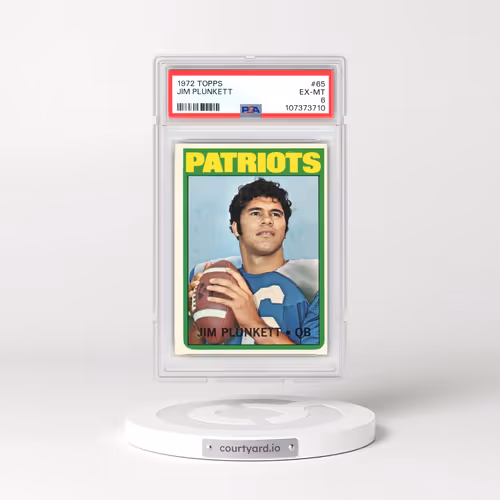 1972 Topps #65 Jim Plunkett (PSA 6 EX-MT)