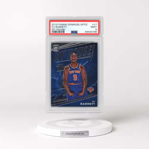 2019 Panini Donruss Optic My House! #17 RJ Barrett (PSA 9 MINT)