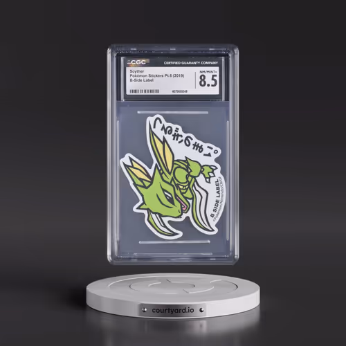 2019 Pokémon Stickers Pt.6 (2019 B-Side Label) - Japanese Scyther (CGC 8.5 NM-MT+)