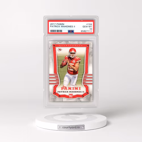 2017 Panini #104 Patrick Mahomes II (PSA 10 GEM MINT)