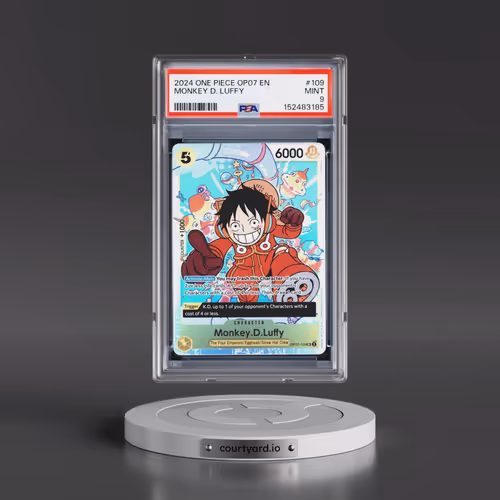 2024 One Piece OP07-500 Years in the Future #109 Monkey D. Luffy (PSA 9 MINT)