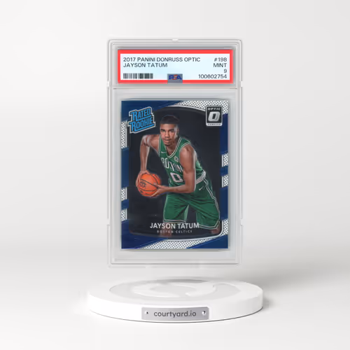 2017 Panini Donruss Optic #198 Jayson Tatum (PSA 9 MINT)