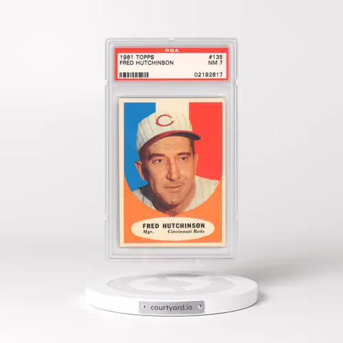 1961 Topps #135 Fred Hutchinson (PSA 7 NM)