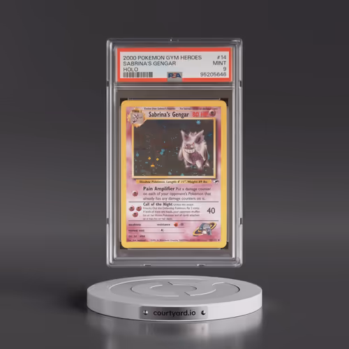 2000 Pokémon Gym Heroes #14 Sabrina's Gengar - Holo (PSA 9 MINT)