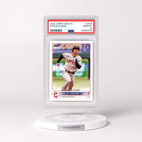 2022 Topps Update #US54 Steven Kwan (PSA 10 GEM MINT)