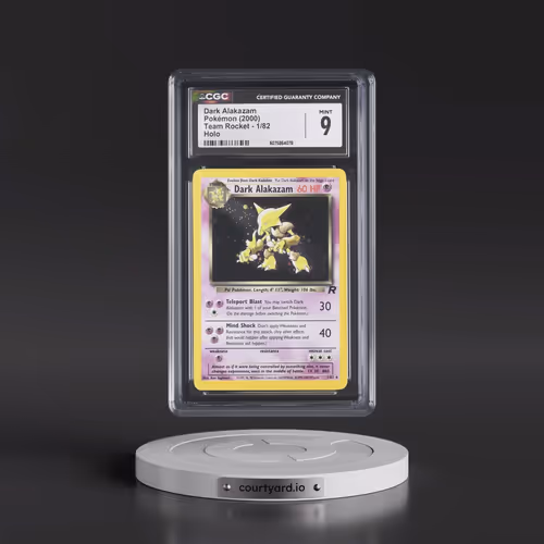 1999 Team Rocket #1/82 Dark Alakazam - Holo (CGC 9 MINT)