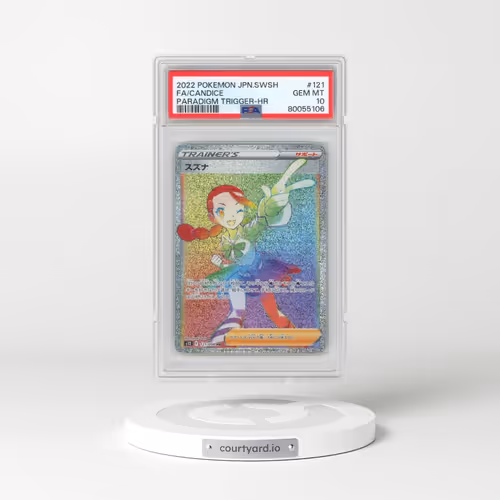 2022 Pokémon Sword & Shield Paradigm Trigger #121 Candice - Full Art Hyper Rare (PSA 10 GEM MINT)